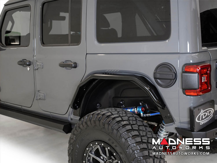 Jeep Wrangler JL Tube Fenders - Stealth Fighter - Rear